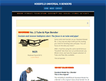 Tablet Screenshot of hossfeldbender.com